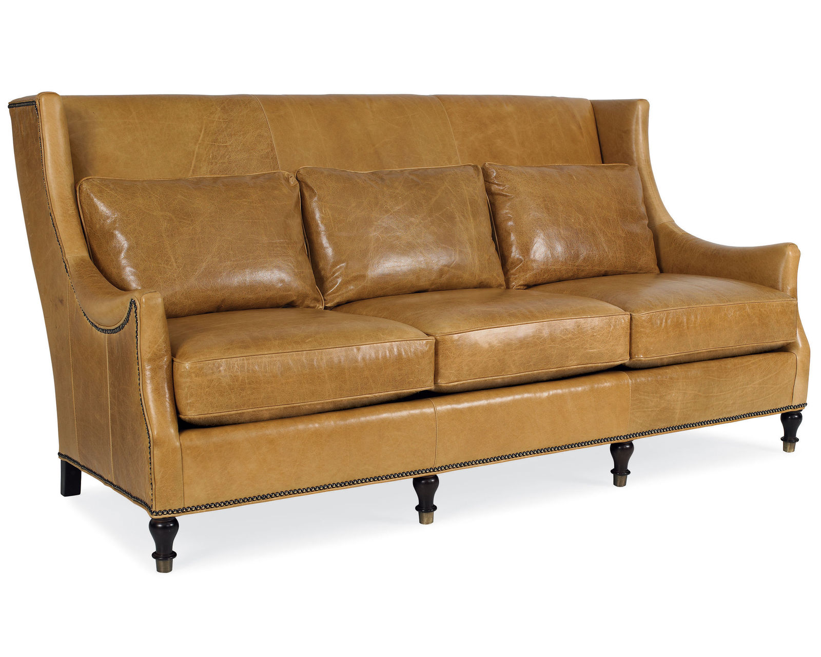 Gaston 81" Nail Head Sofa (+75 fabrics) - Also available in leather