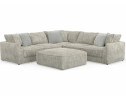 Bucktown 2306 Stationary Sectional (includes pillows)