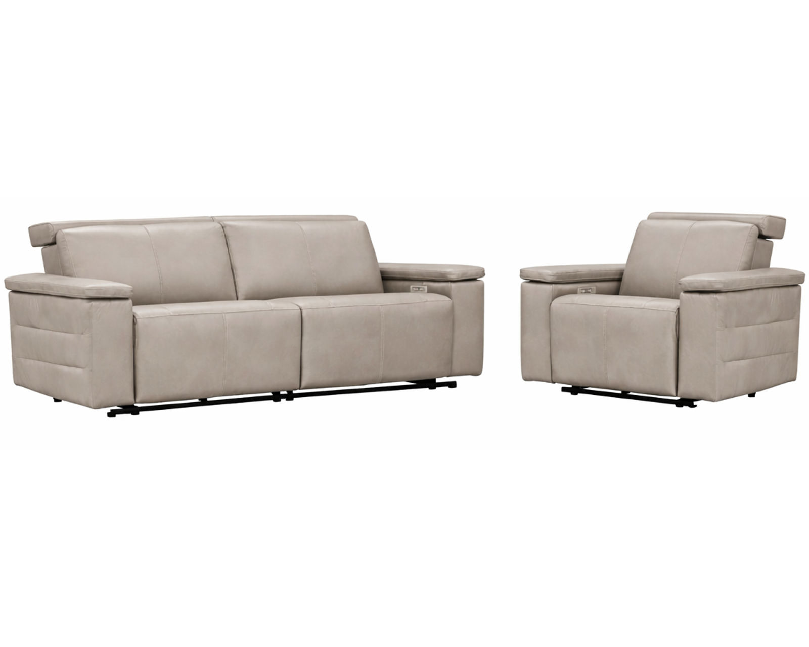 Nala Dual Power Reclining Sofa — Available in Standard & Wide Cushions, 140+ Leather Options, and 85", 88", or 117" Widths - Luxury Seating, Smart Investment