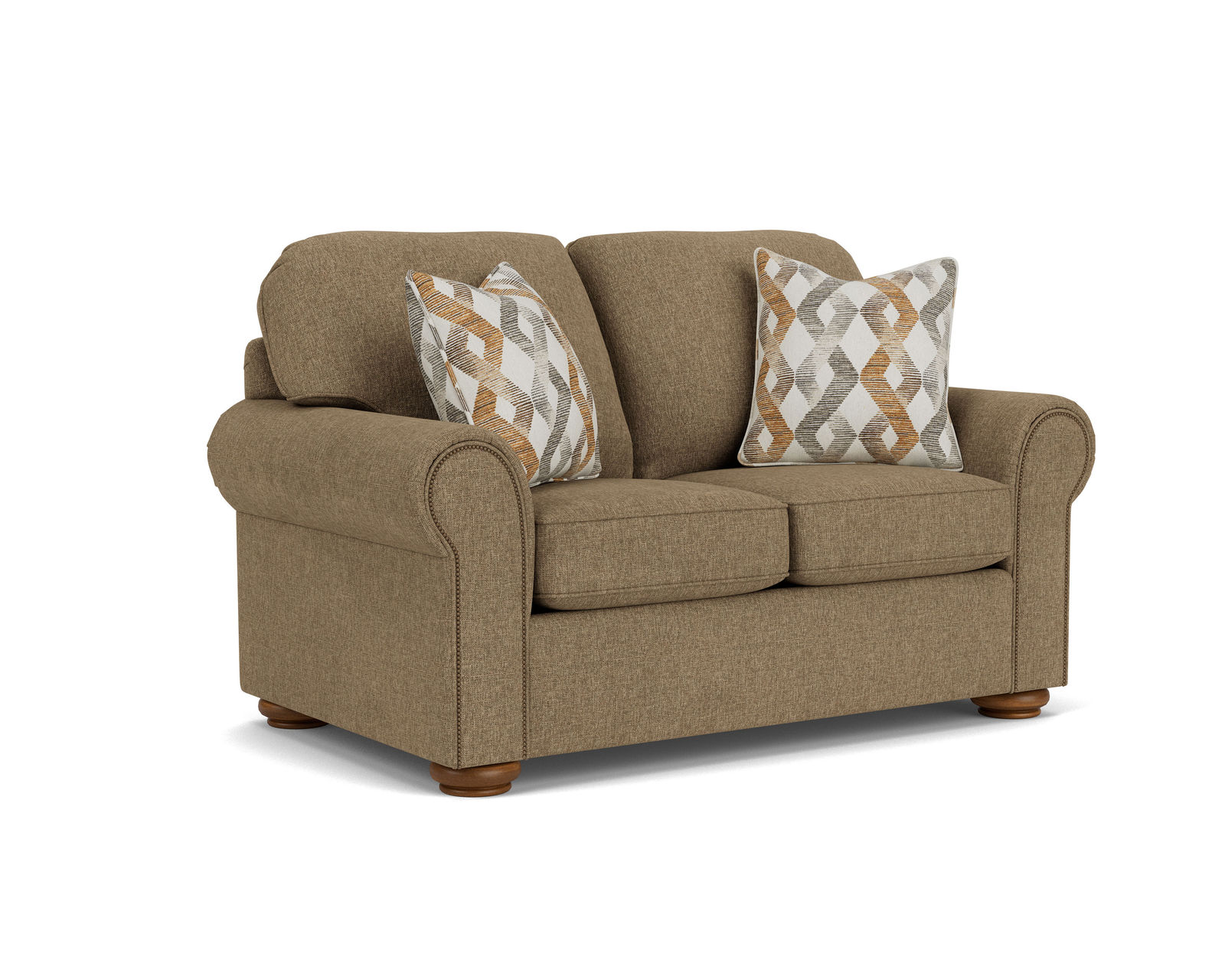 Preston 5536 Nailhead Sofa (100+ fabrics) - Only the highest quality fabrics go on Flexsteel Furniture