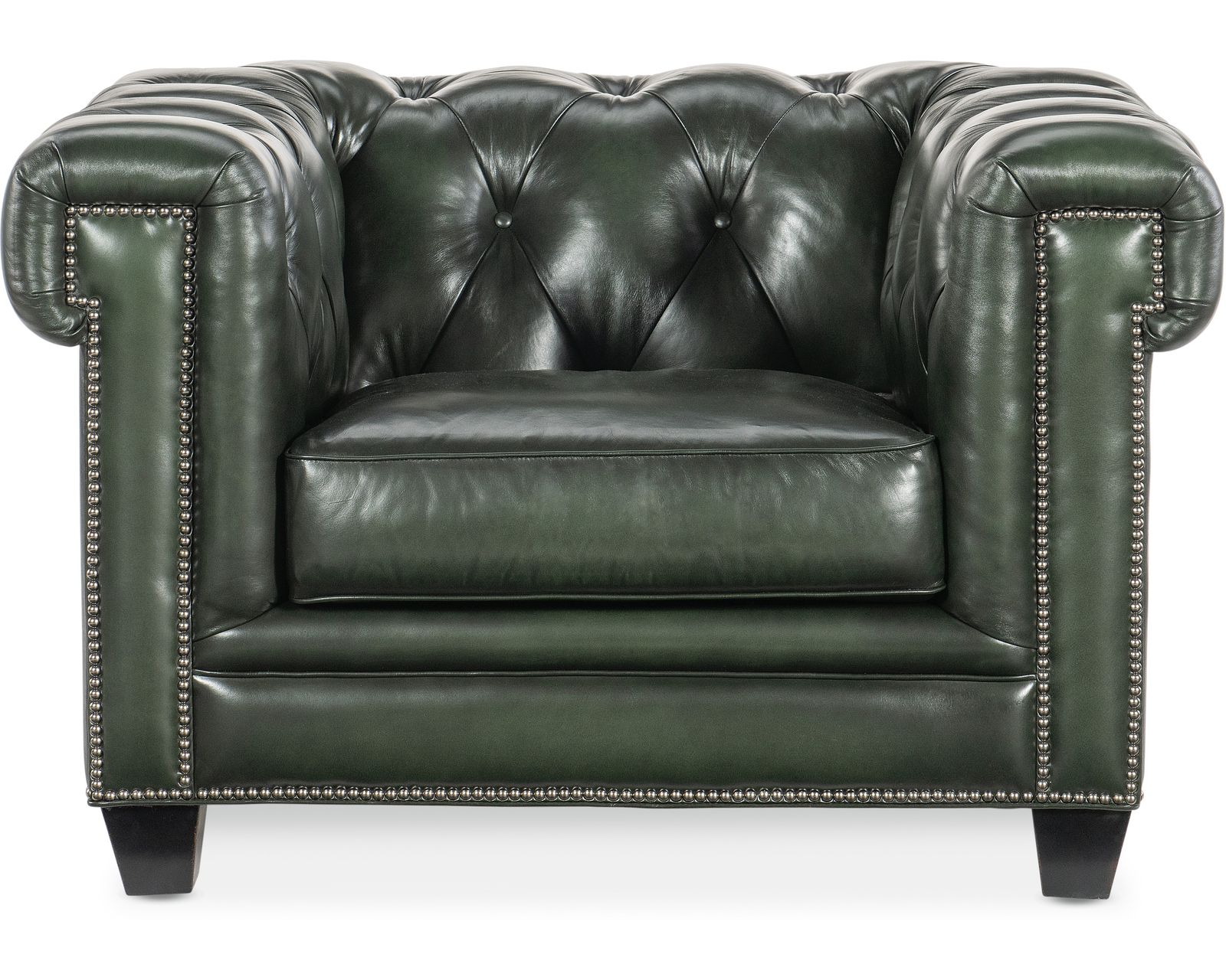Charleston 96" Tufted Leather Sofa (In stock) - Charleston Tufted Chair