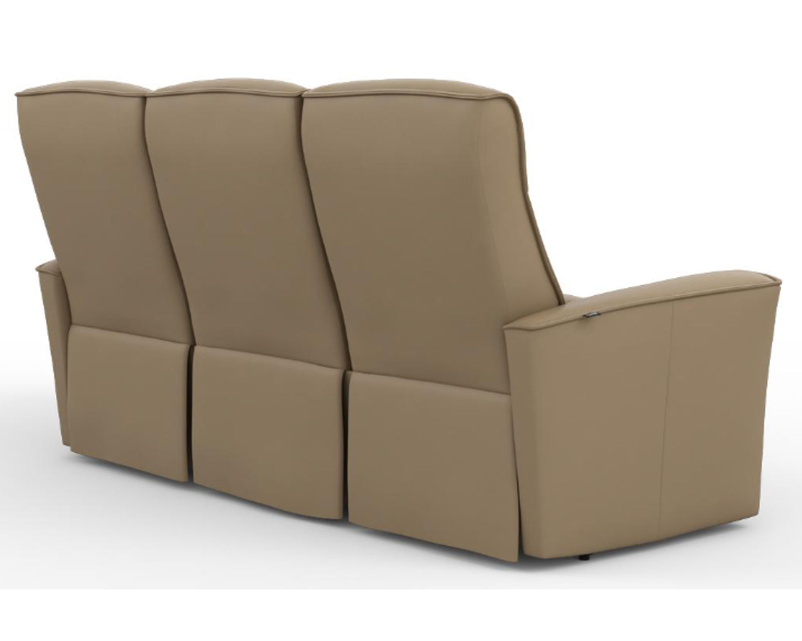 Harstad Power Reclining Wallsaver Sofa (+40 leathers) - Harstad Power Dual Reclining Wallsaver Sofa