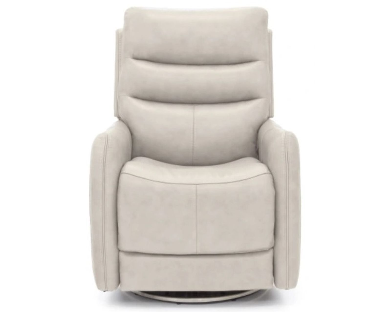 San Marco Swivel Recliner w/Power Recline, Power Head Rest & Power Lumbar (Lay Flat) - Dove (In stock)