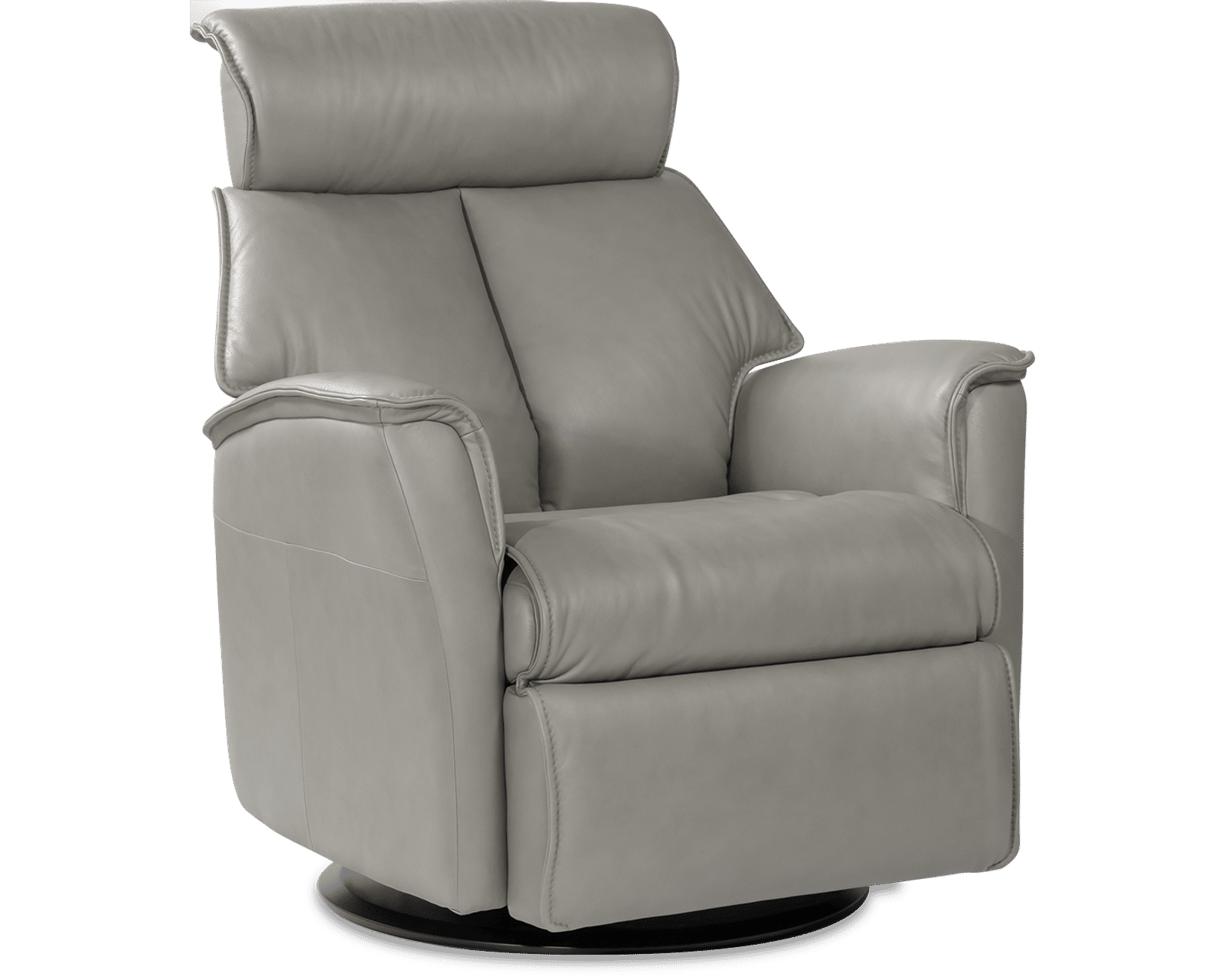 Boss Swivel Glider Relaxer Recliner Cinder (Big Comfort. Bold Scandinavian Design. In stock)