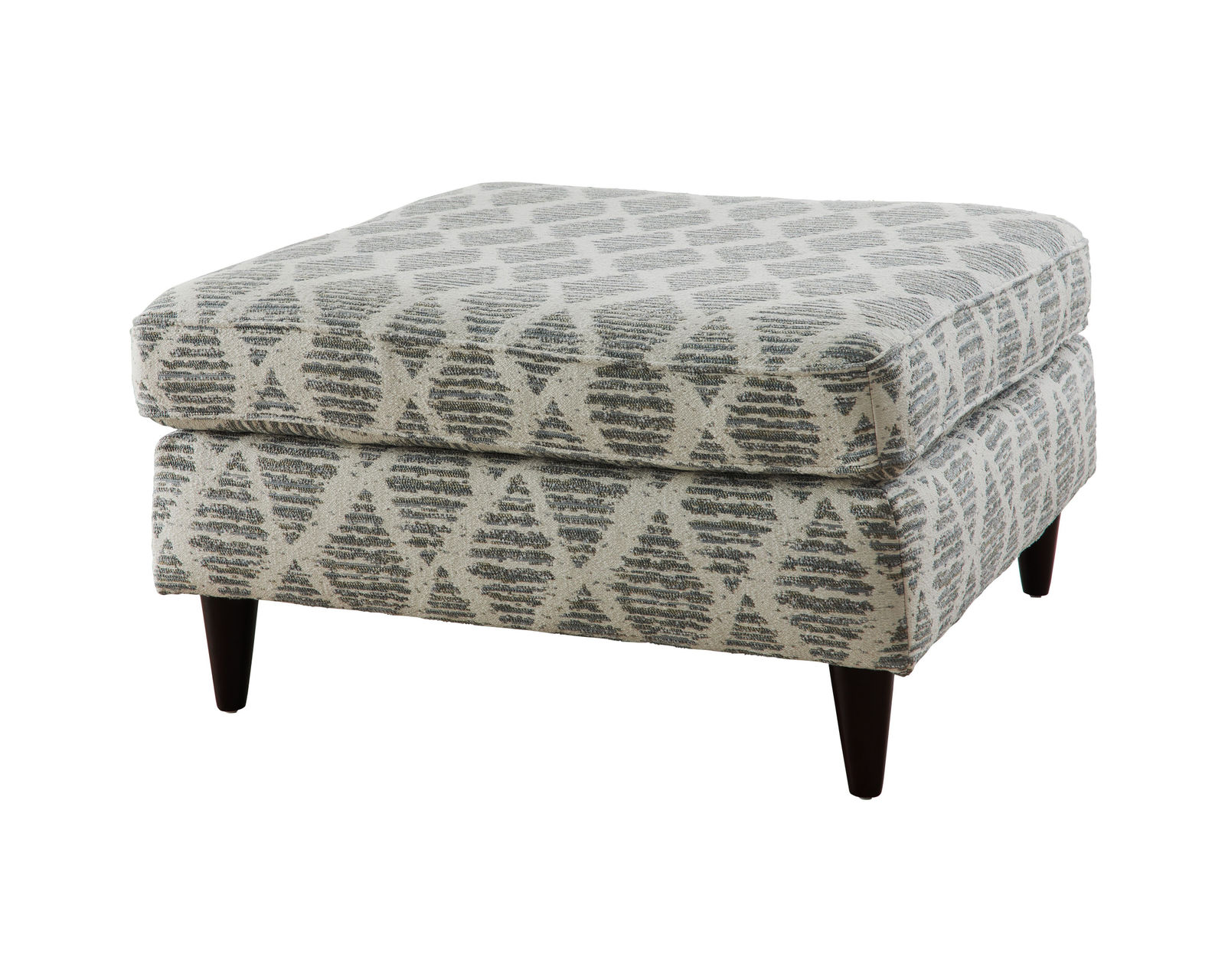 Durango Foam Four Piece Chaise Sectional - performance fabric (includes pillows) 137" x 107" - Ancestry Foam 38" Square Cocktail Ottoman