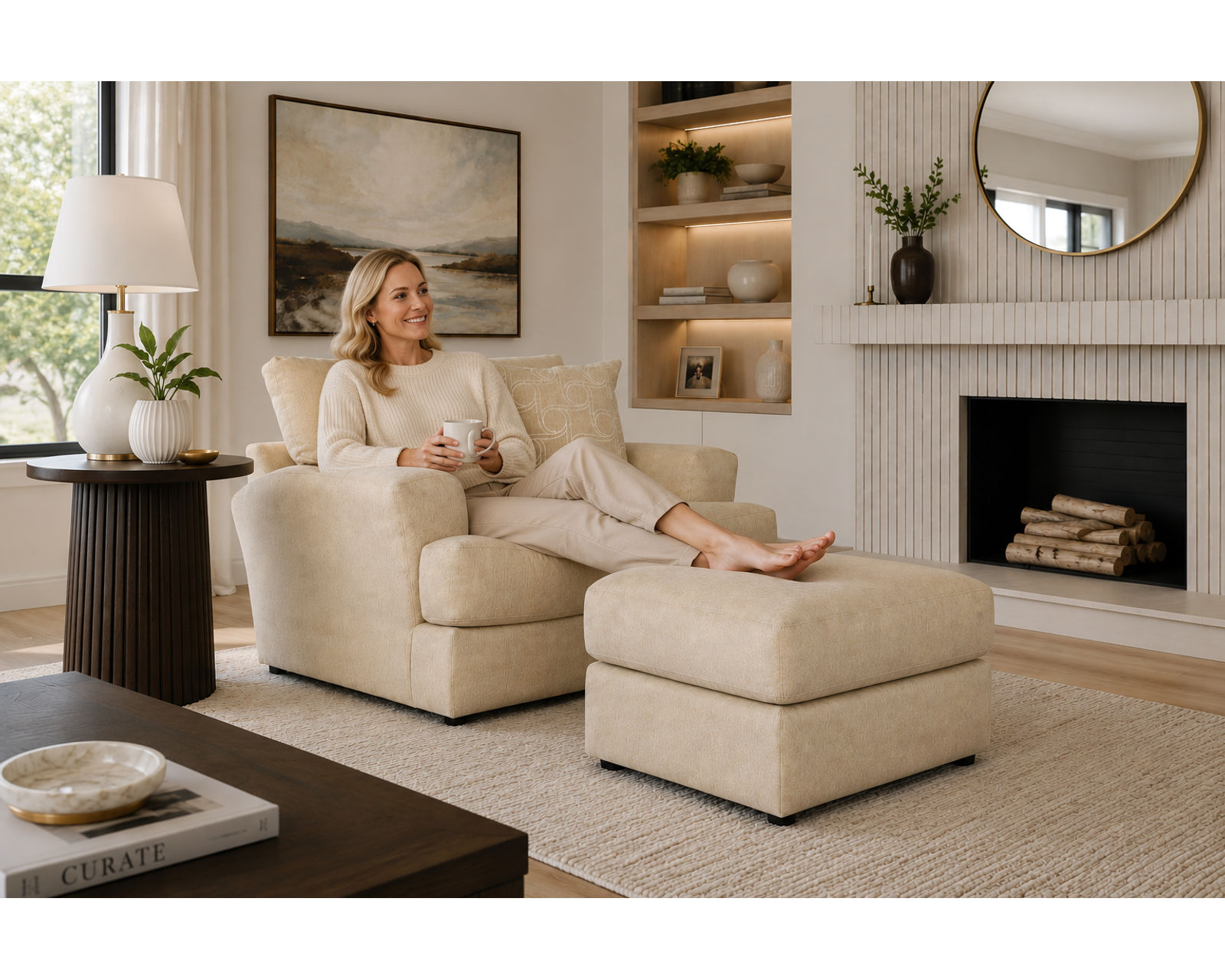Lamar 90" Sofa (2 colors) includes pillows - Relaxation Starts Here.