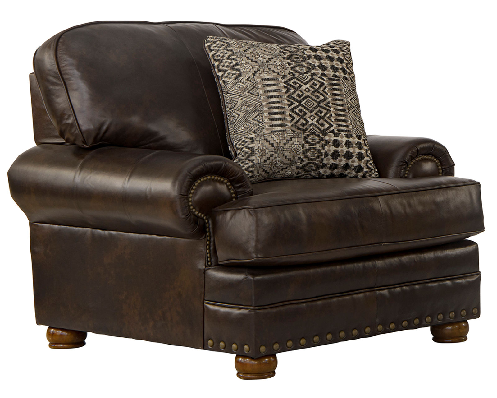 Roberto 94" Top Grain Leather Touch Sofa (Includes Pillows) In stock - Roberto Leather Chair