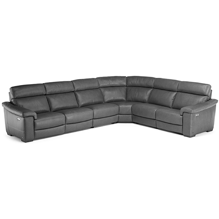 Layout D: Six Piece Reclining Sectional (3 recliners) 147" x 117"