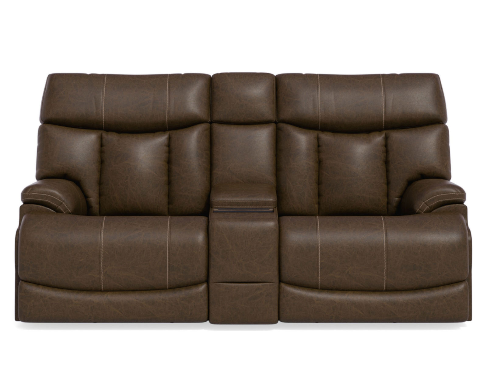 Clive Power Reclining Loveseat with Console and Power Headrests and Lumbar (374-70) in stock