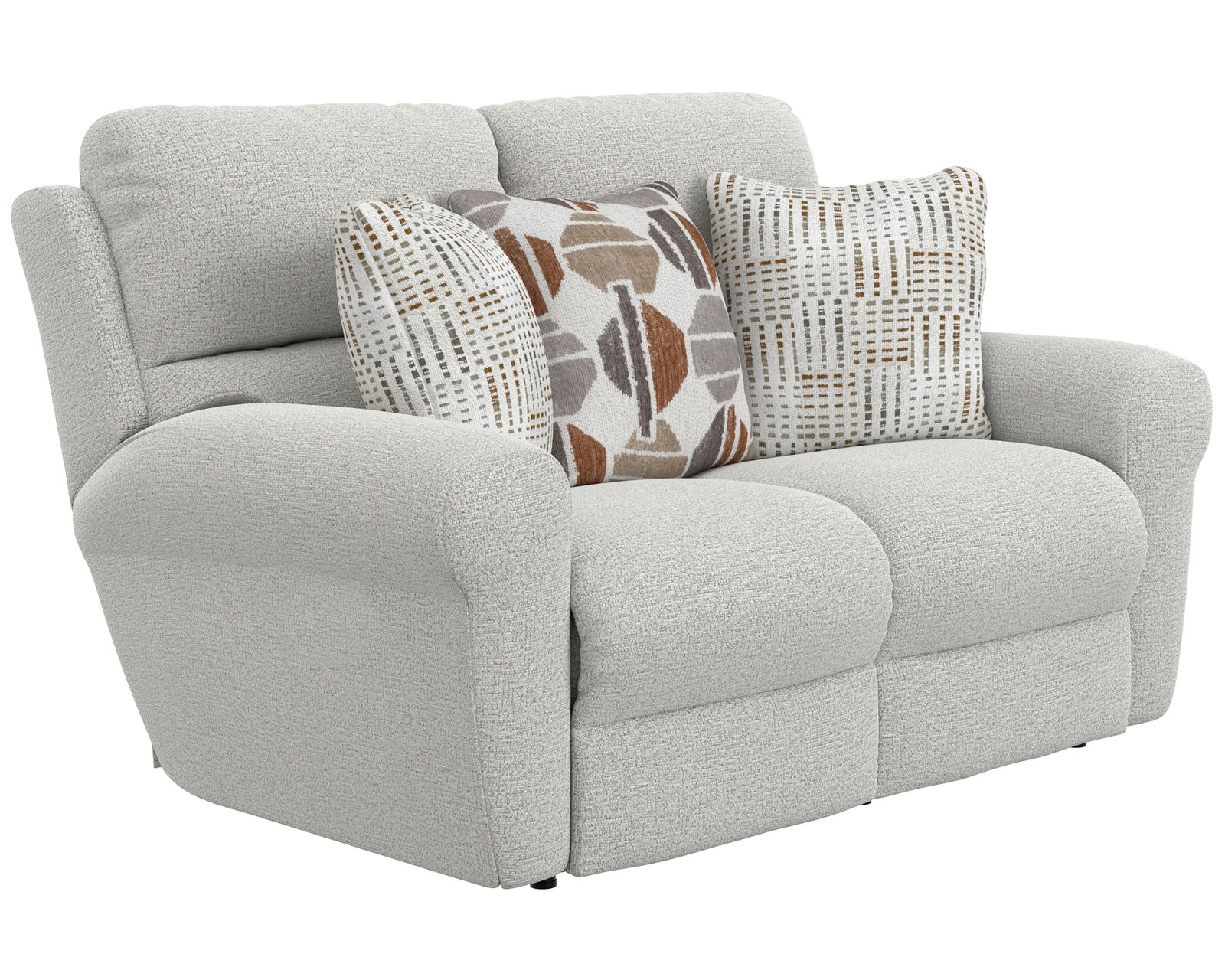 Kellen 113 Ecru Reclining Sofa - 86" (+2 colors) includes pillows - Kellen 63" Lay Flat Reclining Loveseat