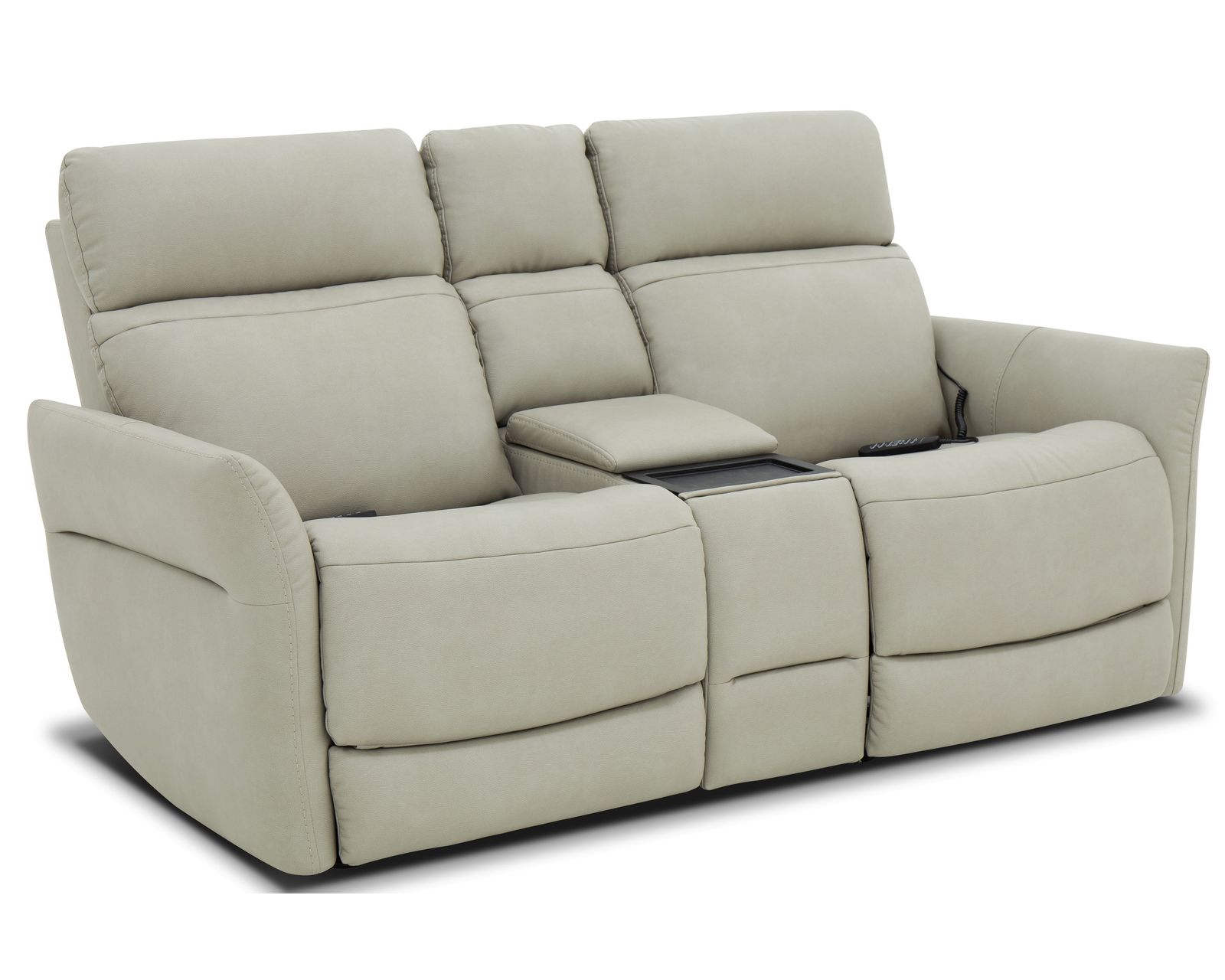 Artemis 1823 Triple Power Reclining Console Loveseat with Heat and Massage 886-01 (85") two colors (in stock)