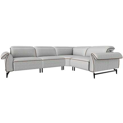 Layout E: Four Piece Reclining Sectional 118" x 87"