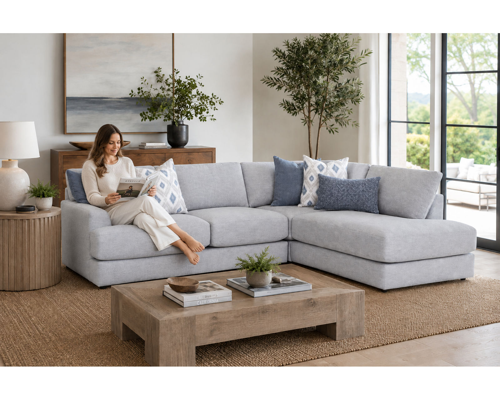 Indy 900 Modular Sectional (Infinity Chaise Comfort. Modular Freedom) - Designer-Curated Rooms Made Easy.