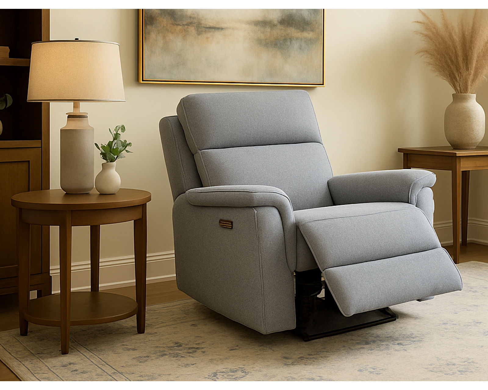 Henry 41051 Power Headrest Power Reclining Sofa (91") +50 fabrics