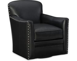 Bradington Young Luna Swivel Tub Chair (12 leathers) 8-Way Hand Tie