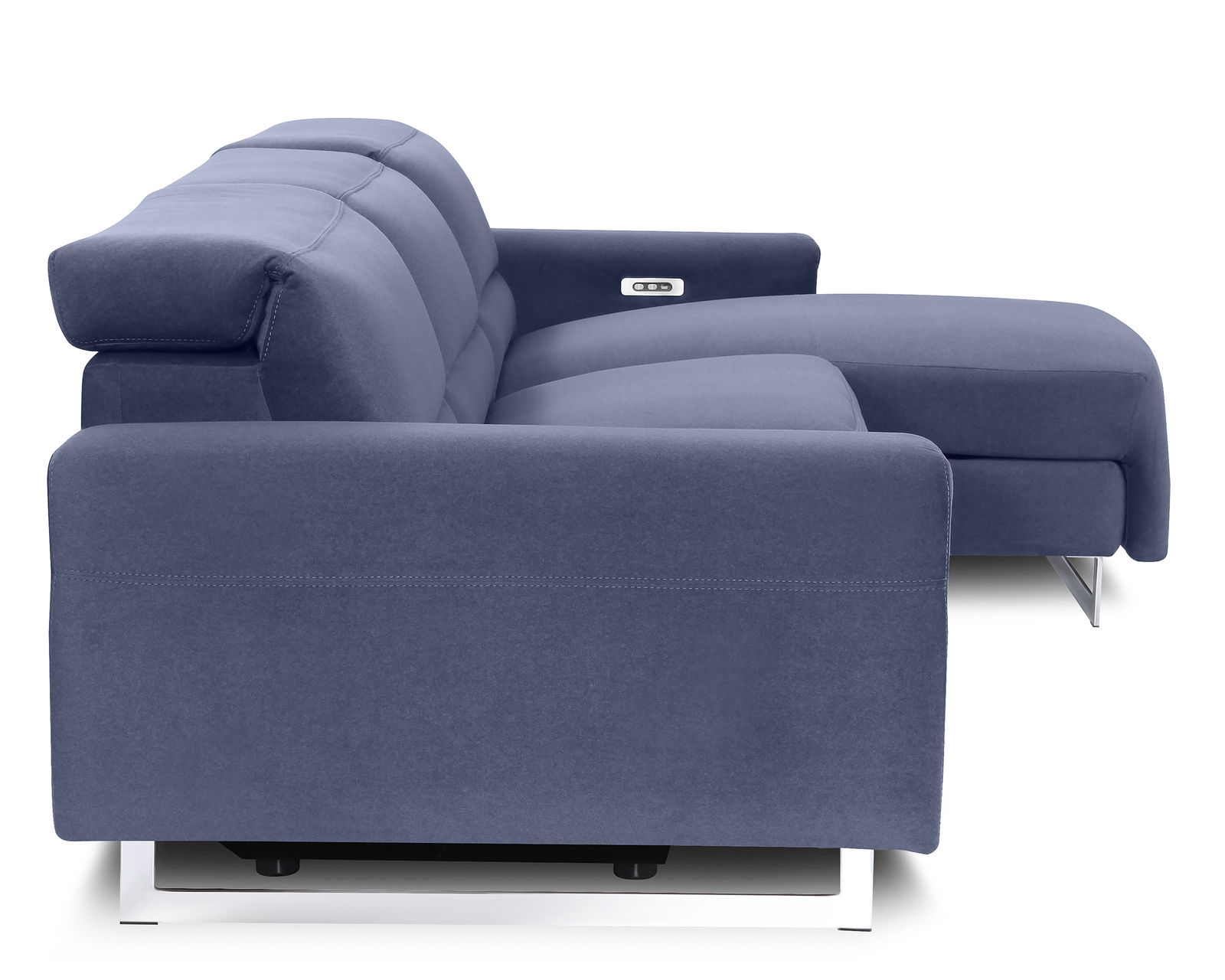 Armina 44010 Power Headrest Power Reclining Sectional (+50 fabrics) - Layout I: Three Piece Reclining Sectional 117" x 64"	