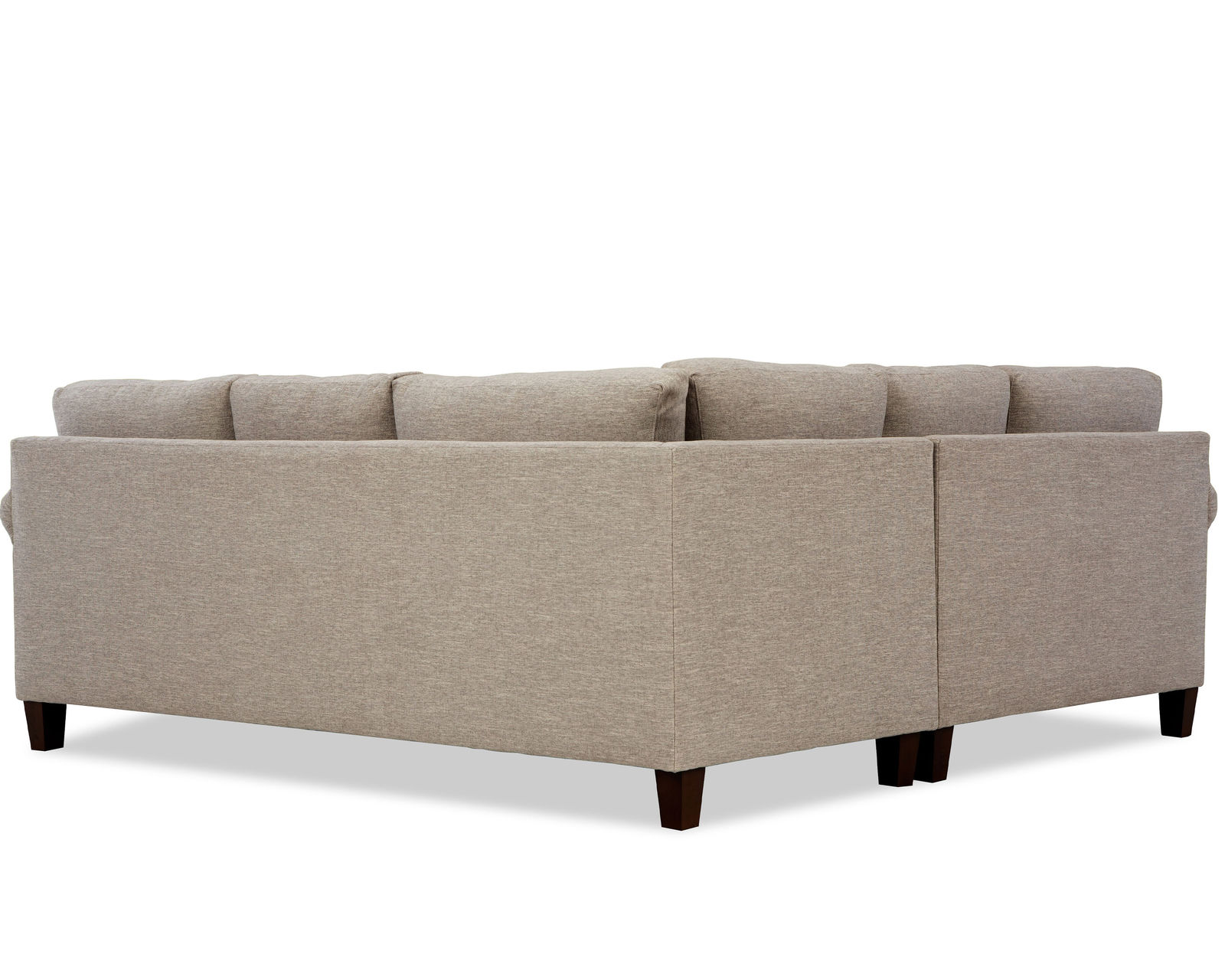 M9 Stationary Sectional (100+ Performance fabrics) Make it Yours - Shown with sock arm, box back cushions and tapered leg