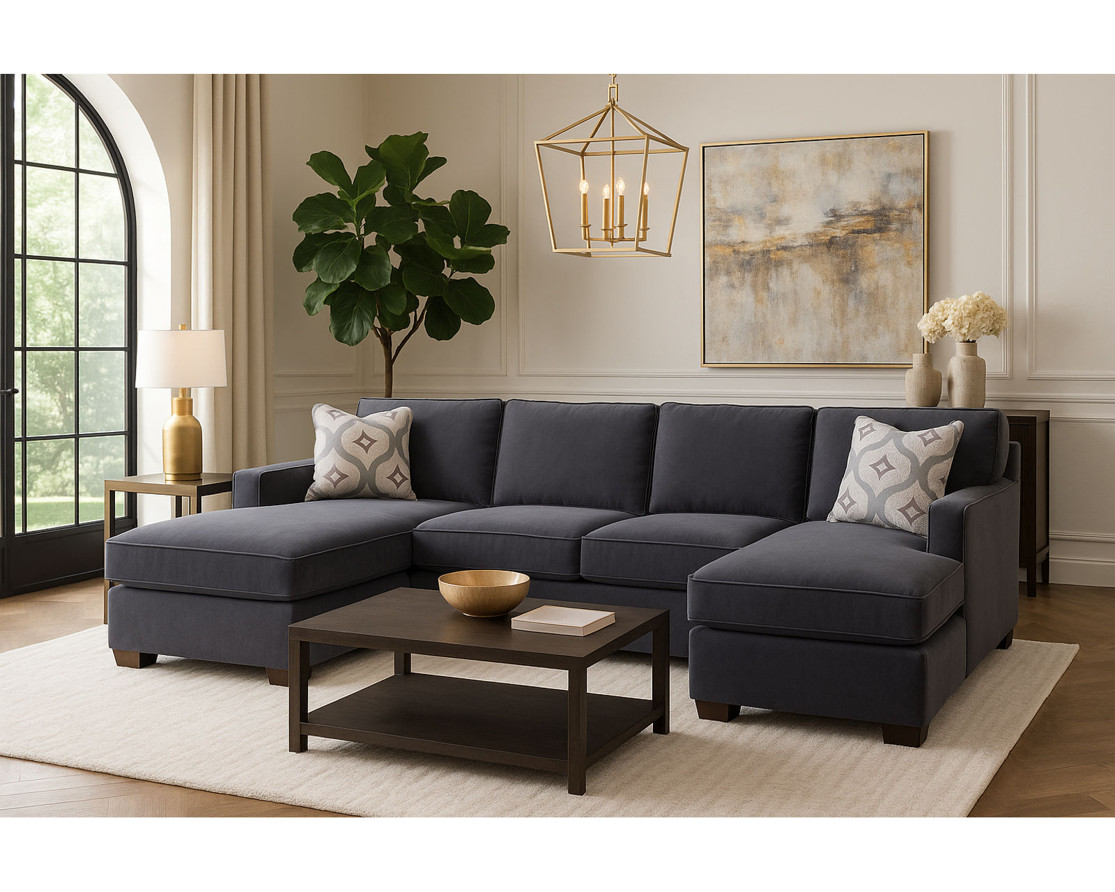 Gramercy Park Sectional (+69 fabrics)