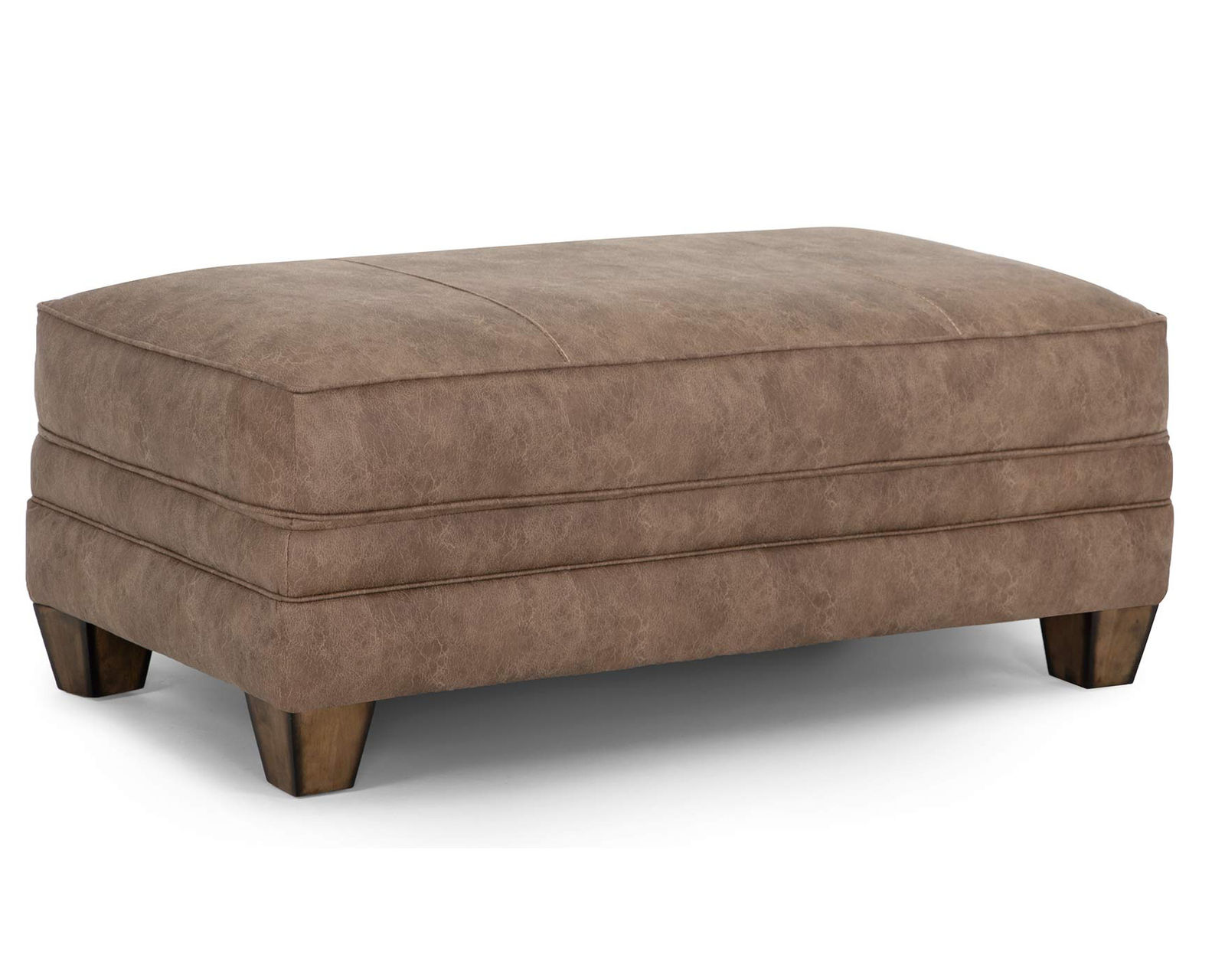 Sicily 101" Wide Sofa (The Look of Worn Leather. The Softness of Fabric) - Sicily 26" x 52" Ottoman