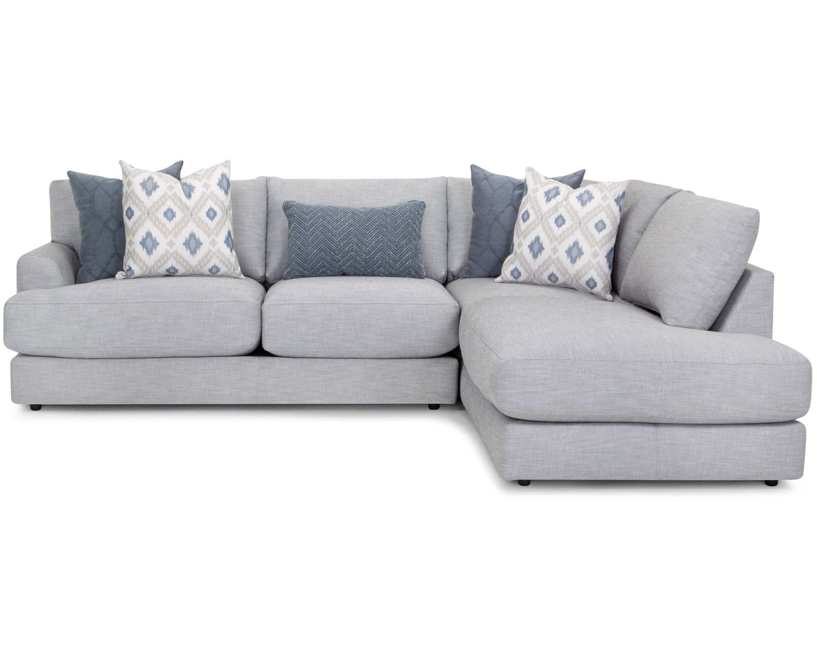 Indy 900 Modular Sectional (Infinity Chaise Comfort. Modular Freedom) - Layout B: Two Piece Sectional 110" x 87"