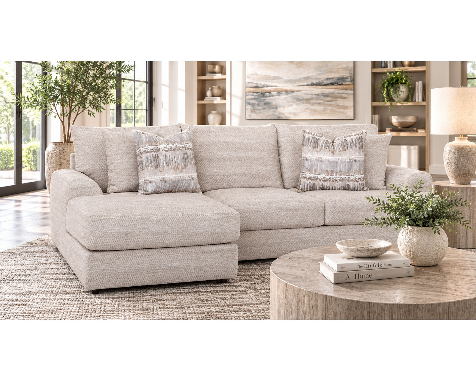 Nash 101" Sofa with Reversible Chaise (REVERSIBLE CHAISE — LOUNGE LEFT. LOUNGE RIGHT. CHANGE IT ANYTIME) - Luxury Looks. Beautiful Rooms. Surprisingly Affordable.