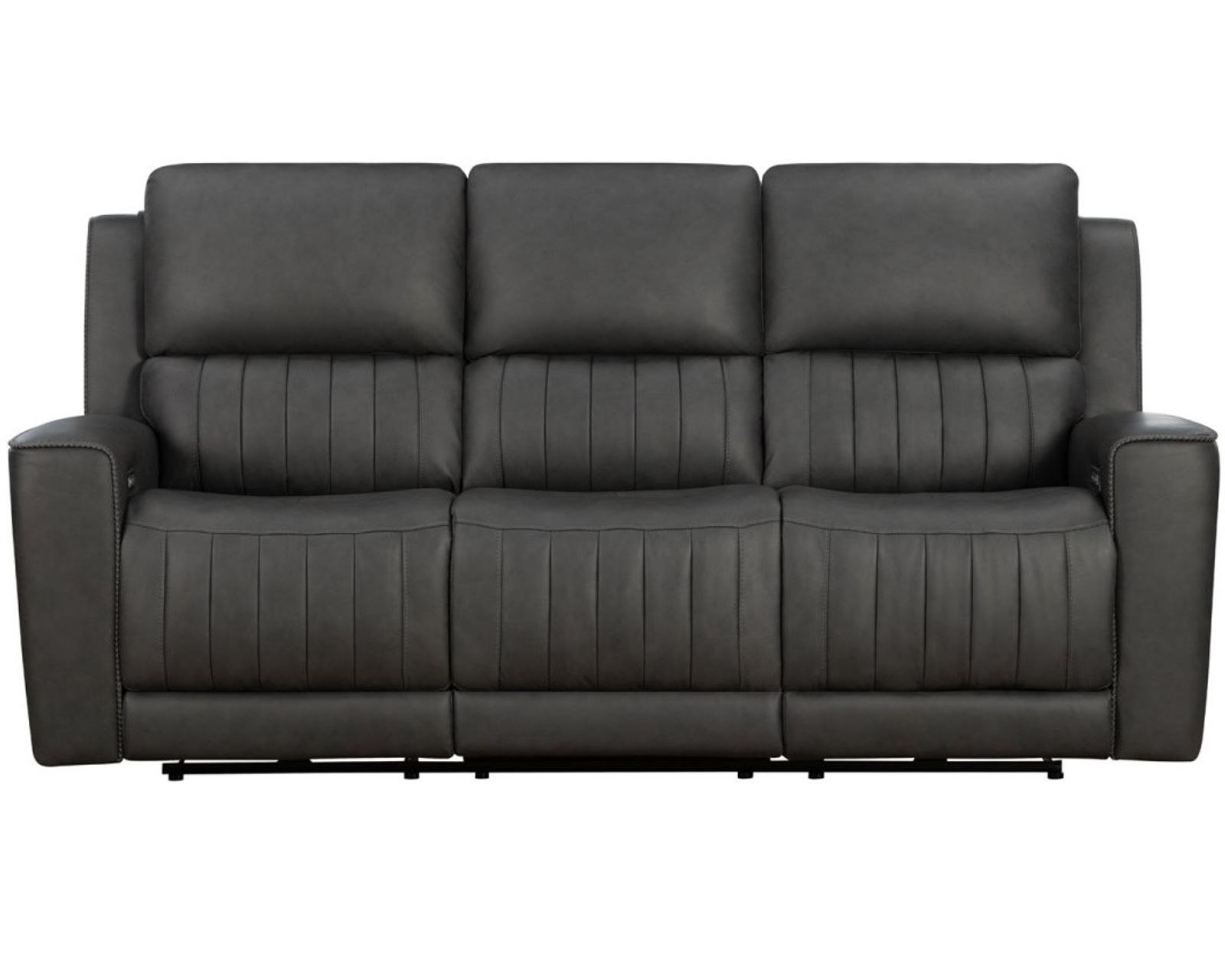 Pierce 87" Zero Gravity Power Reclining Sofa w/Power Head Rests, Power Lumbar & Drop Down Table w/2 Cup Holders (Gray) In stock