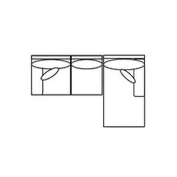 Layout B: Two Piece Sectional 86" x 68"