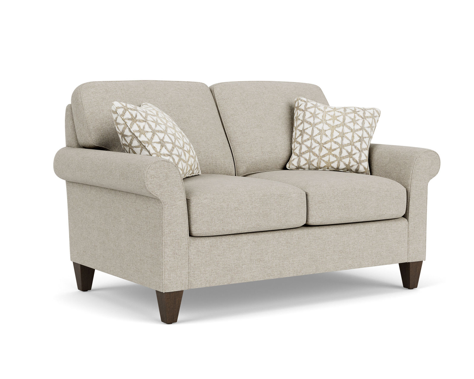 Westside 5979 Loveseat (100+ fabrics) - High resiliency foam core seating cushions 2lb to 2.5 lb (Industry standard 1.8)