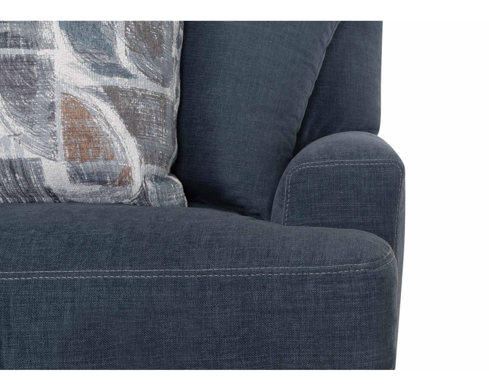 Camden 87" Casual Modern Sofa (Relaxed Modern Style. Deep Comfort)