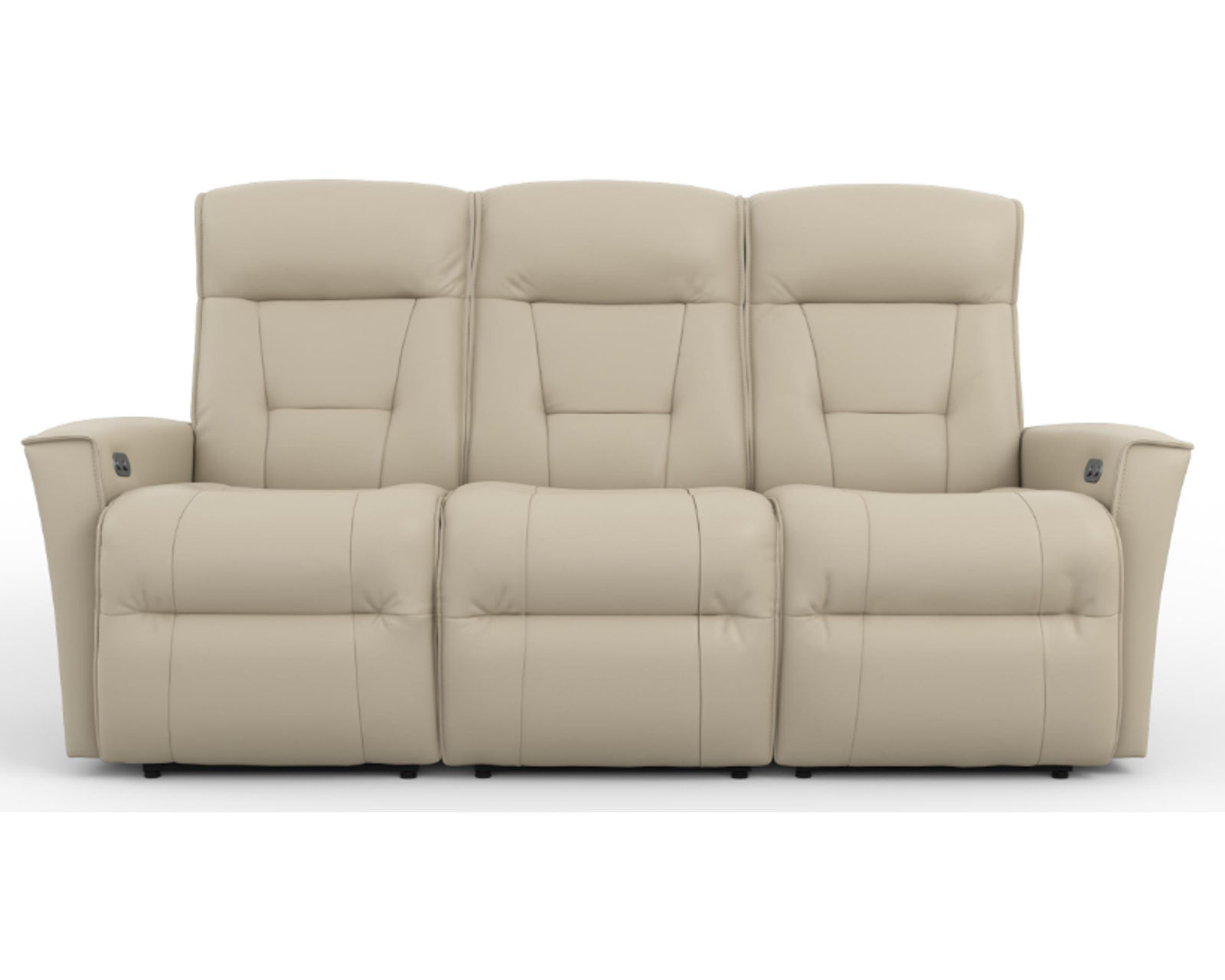 Harstad Power Reclining Wallsaver Sofa Fog (In stock - Fast shipping)