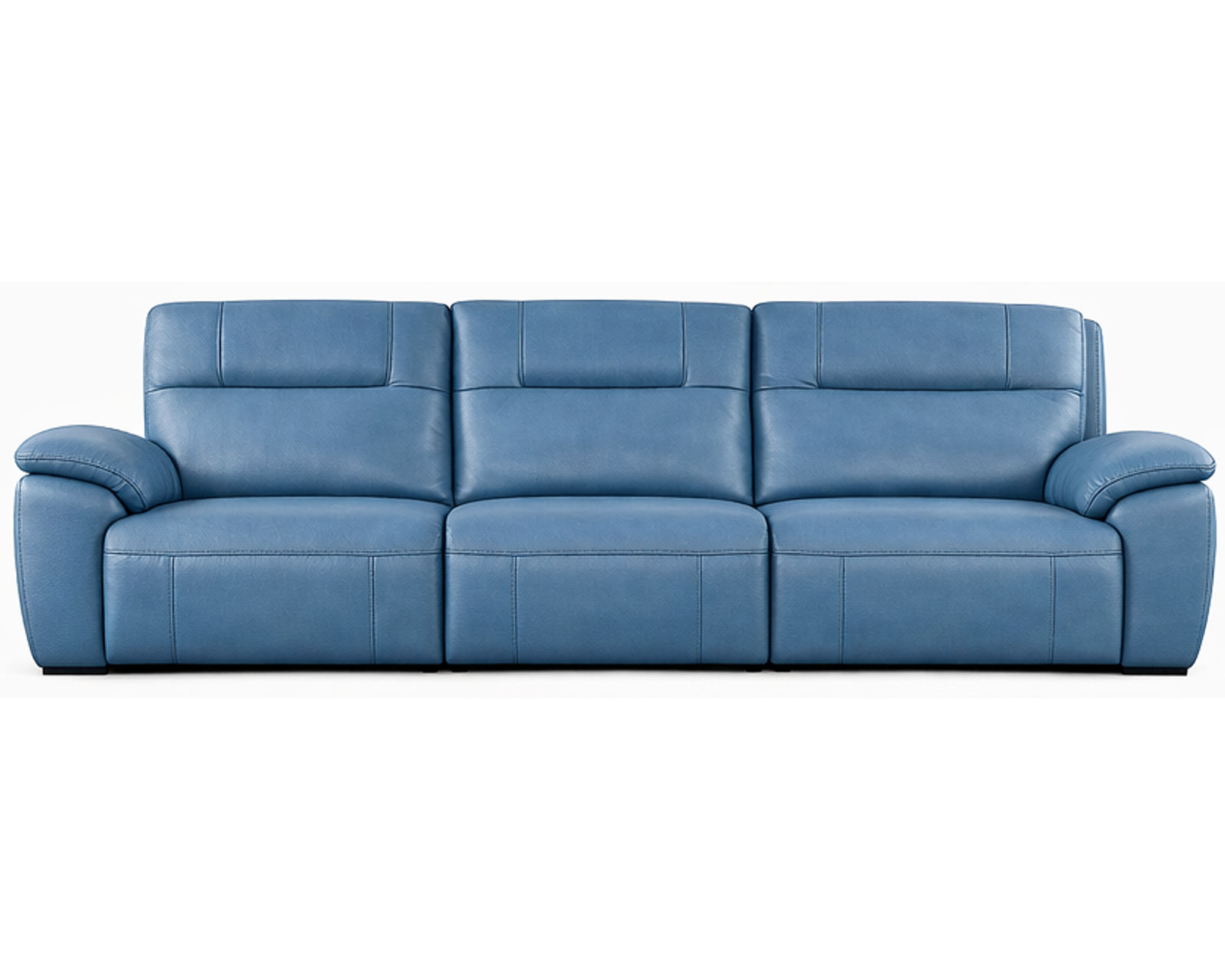 Rowan Reclining Sofa — Available in Standard & Wide Cushions, 140+ Leather Options, and 83", 85", or 114" Widths - Rowan 114" Reclining Sofa (Wide Seat, 3 Cushions)