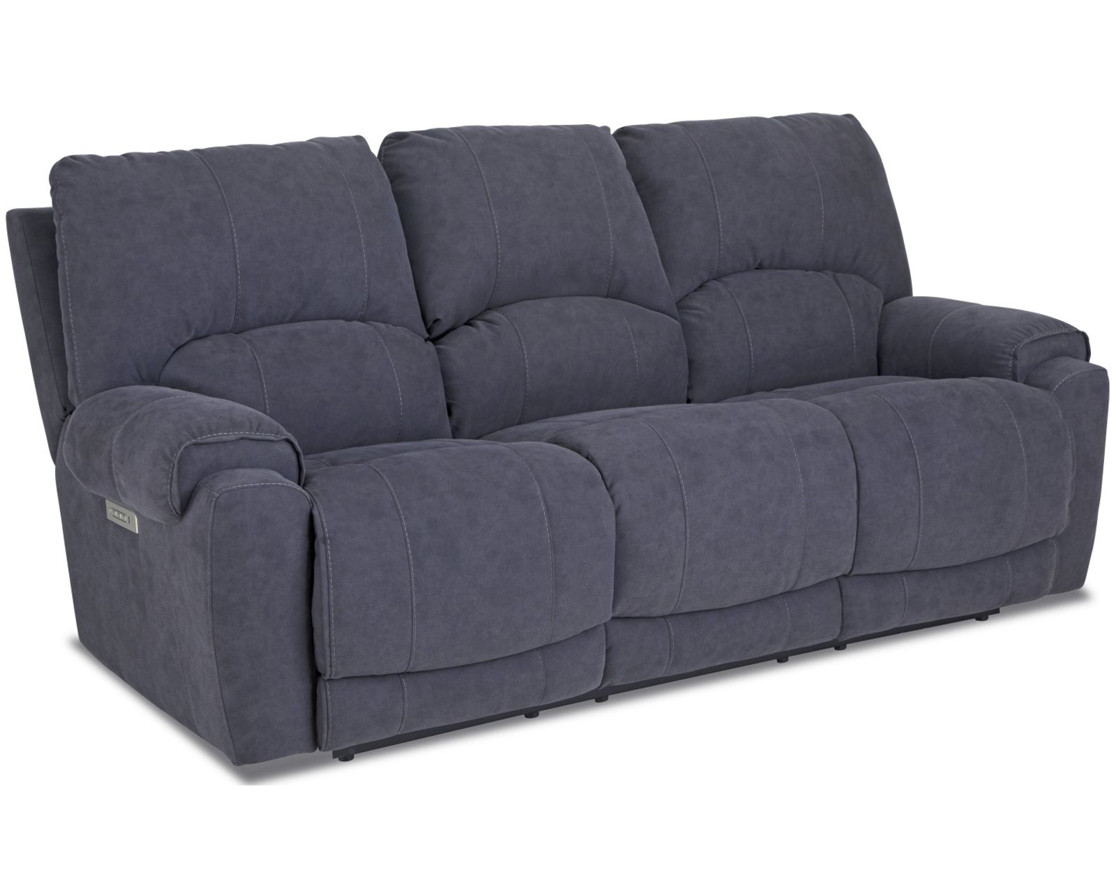 Havana Zero Gravity Triple Power Reclining Console Loveseat Navy  (In stock) - Havana 88" Zero Gravity Triple Power Reclining Sofa with Drop Down Table