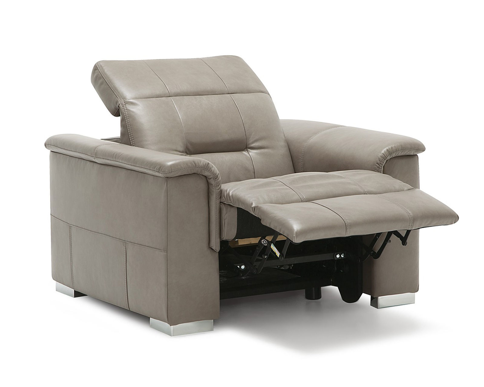 Keoni 44000 Wall Hugger Power Headrest Power Recliner (+100 leathers) - The power headrest and recline activate seamlessly to let you find your ideal relaxation position.