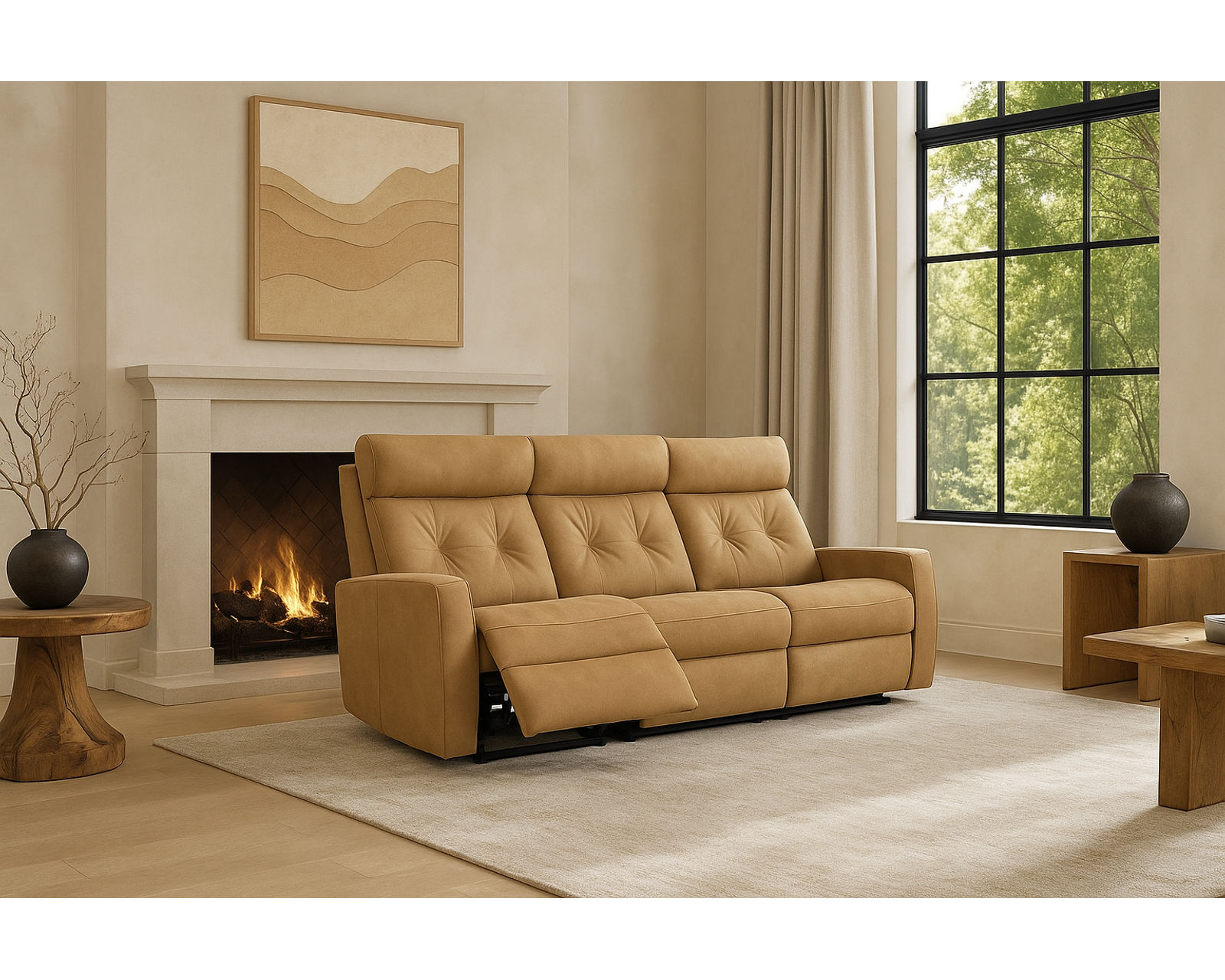 West Coast II 42204 Power Headrest Power Reclining Sofa (78") +50 fabrics