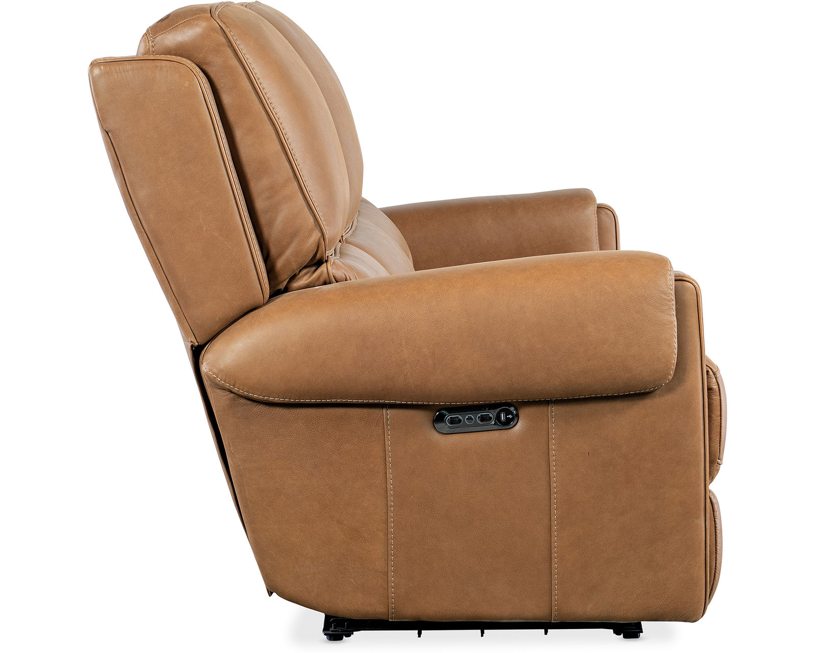 Somers Power Headrest Power Reclining Console Loveseat (In stock)
