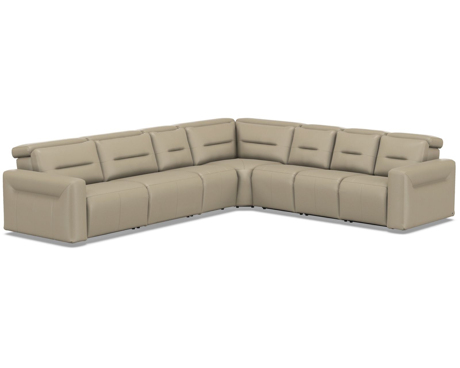 Hudson 3008 Power Headrest Power Reclining Sectional (standard and wide width) +140 leathers