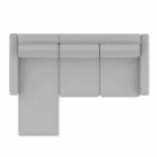 Layout A: Two Piece Sectional 57" x 94"