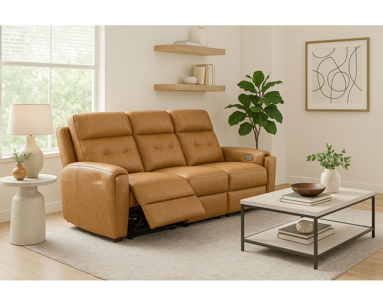 Felix 1536 Leather Zero Gravity Triple Power Reclining Console Loveseat with Heat and Massage (2 colors) in stock - Felix Zero Gravity Triple Power Reclining Sofa 