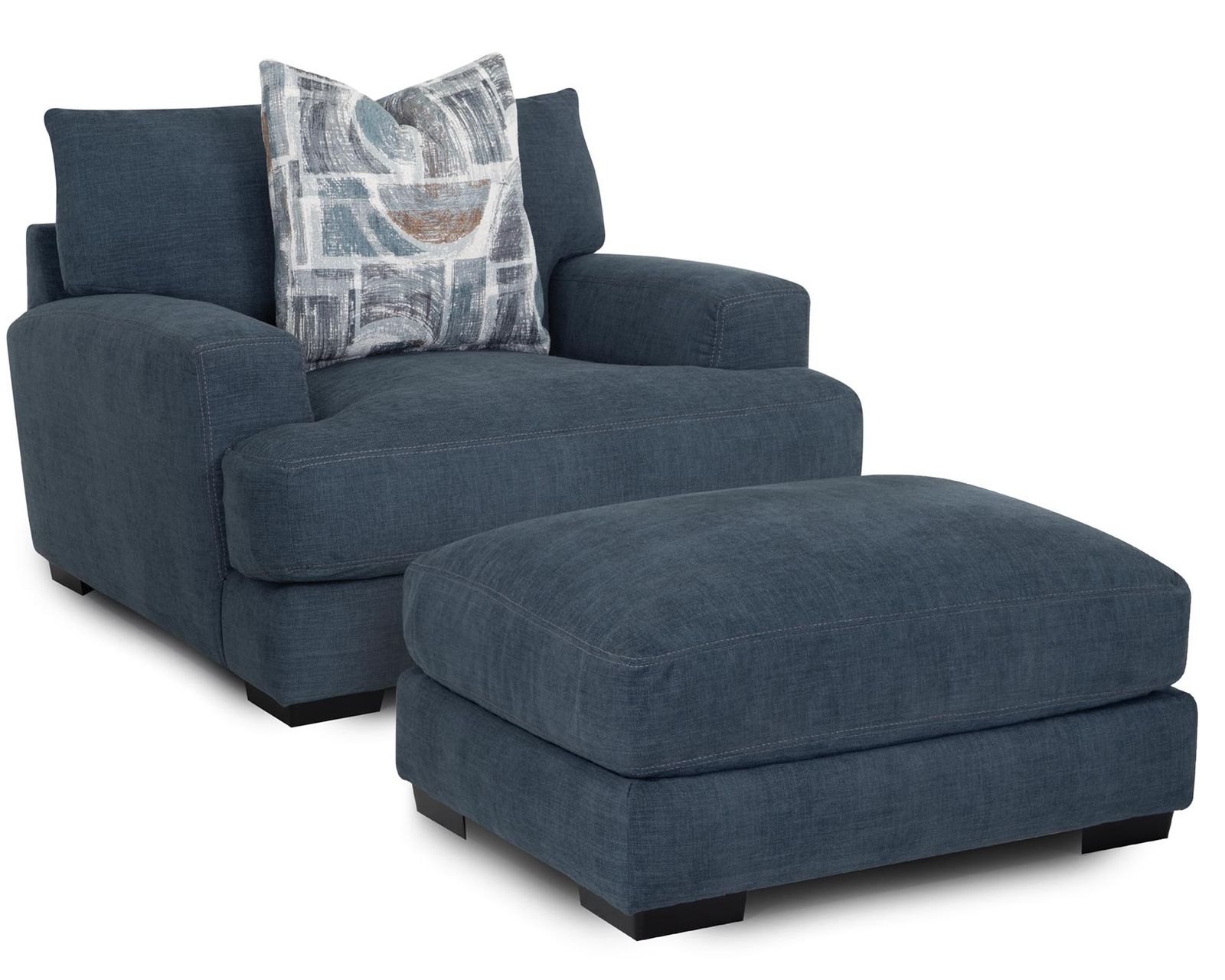 Camden 87" Casual Modern Sofa (Relaxed Modern Style. Deep Comfort) - The Designer Look—Without the Designer Budget.