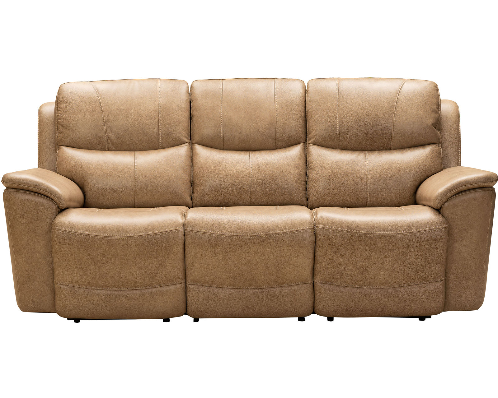 Kaden 88" Leather Power Headrest - Power Lumbar Power Reclining Sofa (Taupe) In stock - Kaden Leather Power Headrest - Power Lumbar Power Reclining Sofa (Taupe)