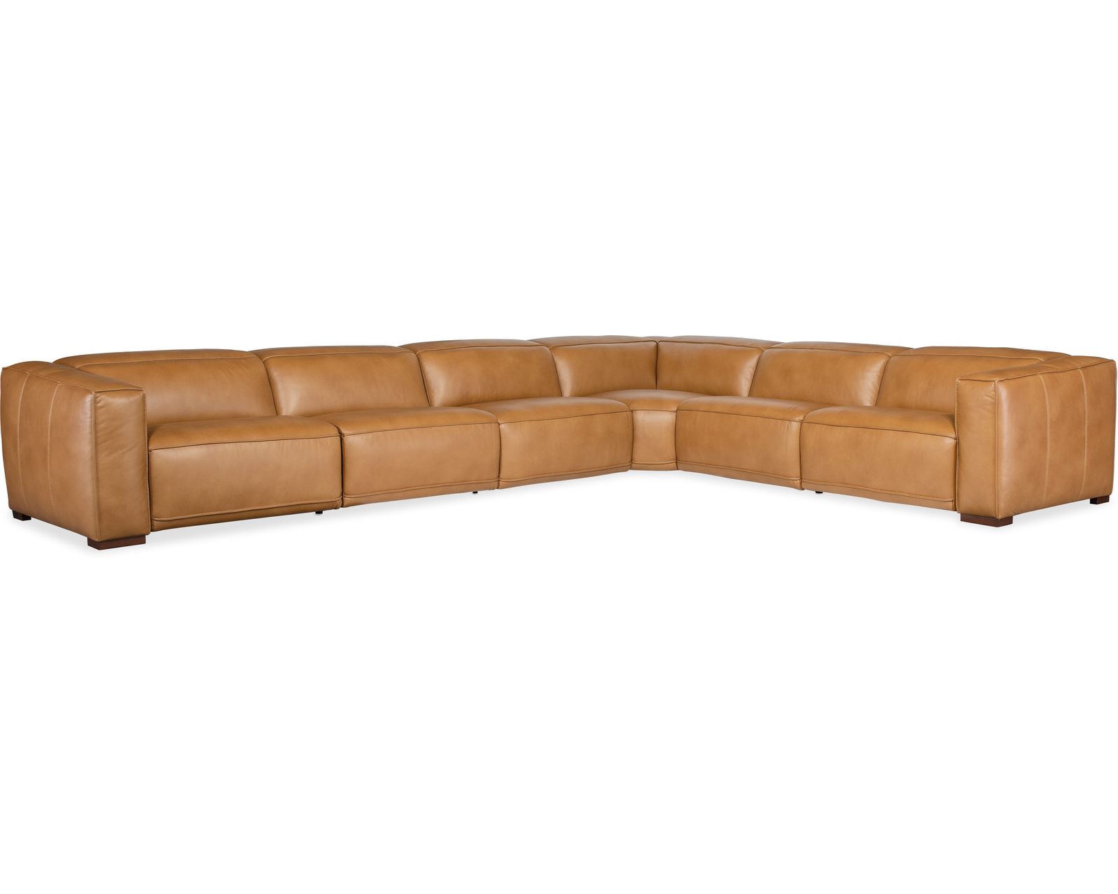 Fresco Six Piece Power Reclining Sectional (4 Power Recliners) In stock - Layout B:  Six Piece Sectional 171" x 134" (4 Power Recliners)