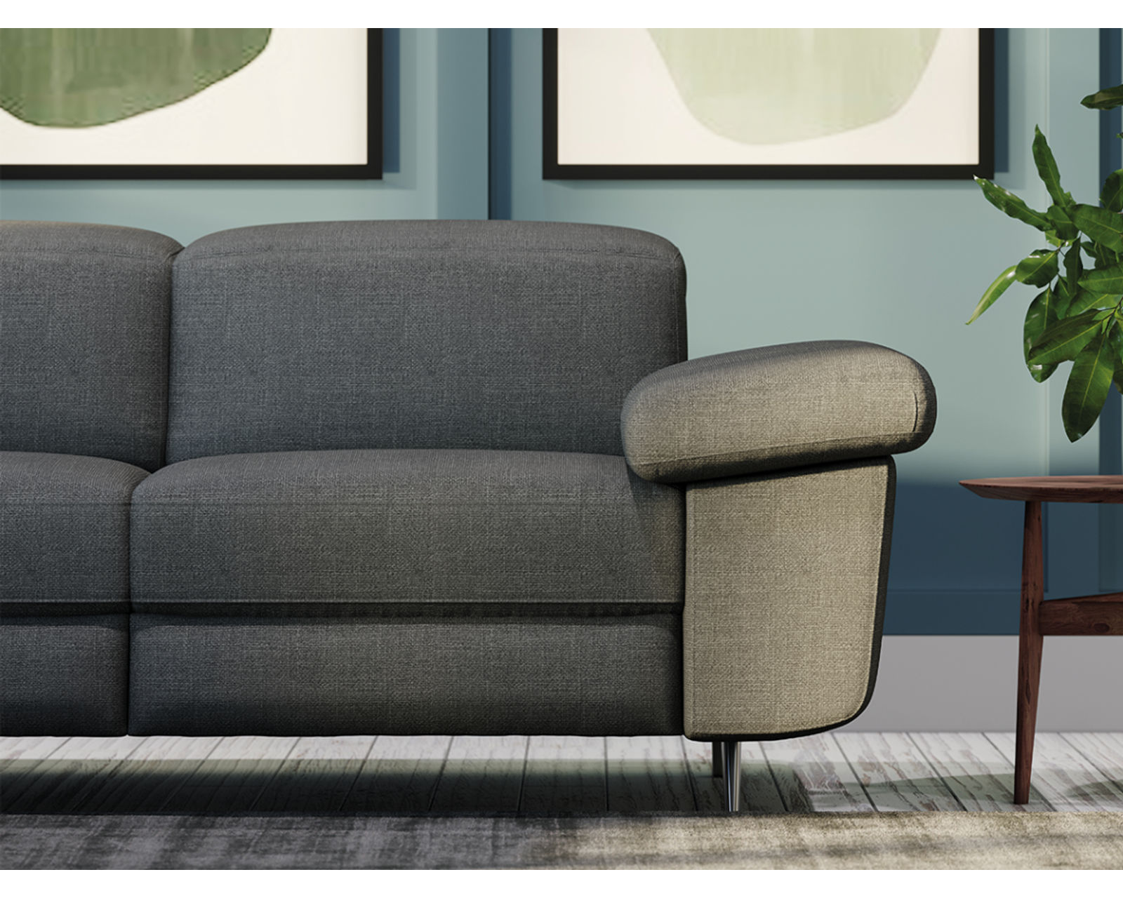 Coro C217 Stationary Sofa (85" or 94") +40 fabrics - Coro 85" Sofa