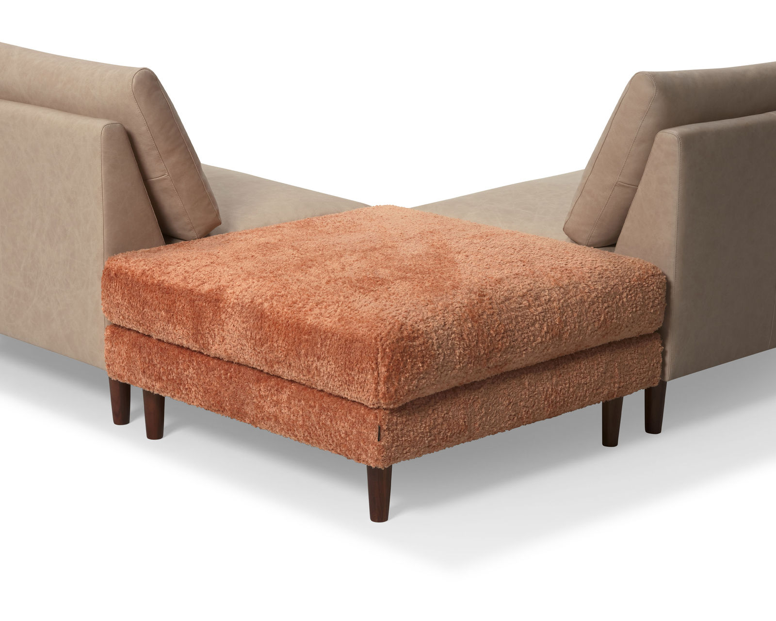 Lexi 77694 Sectional (+50 fabrics) - Lexi Large Ottoman