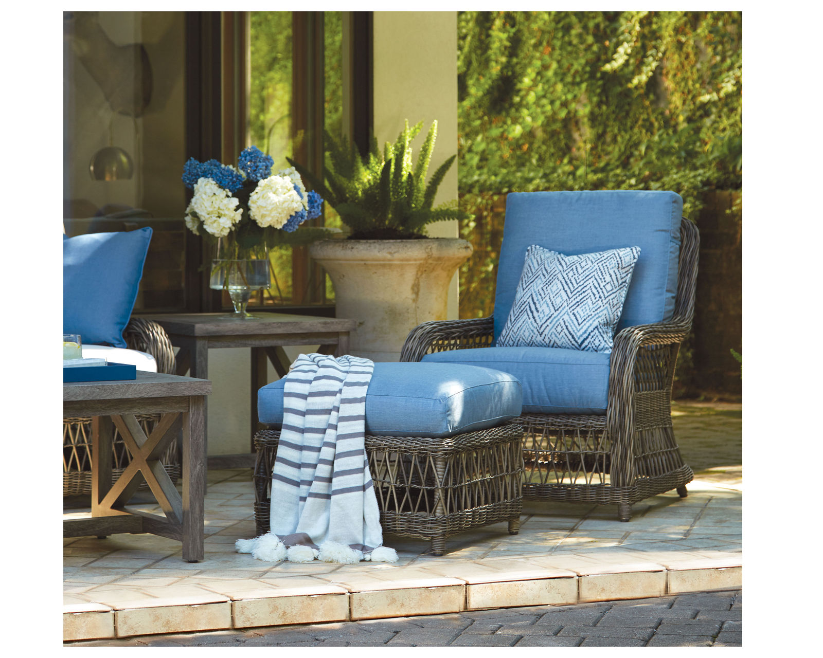 Mystic Harbor Lounge Chair (Made to order fabrics)
