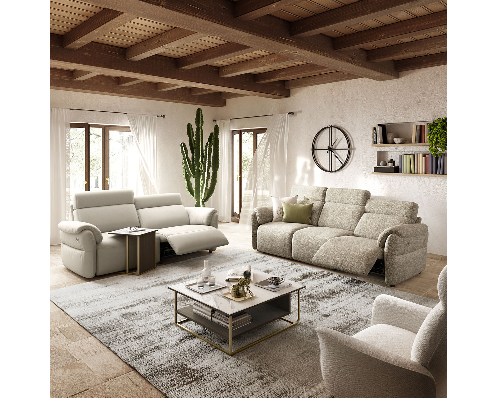 Houston C280 Zero Gravity Power Headrest Power Reclining Sofa (94" or 104") +50 fabrics - Houston C280 Zero Gravity Power Headrest Power Reclining Sofa (94" or 104")