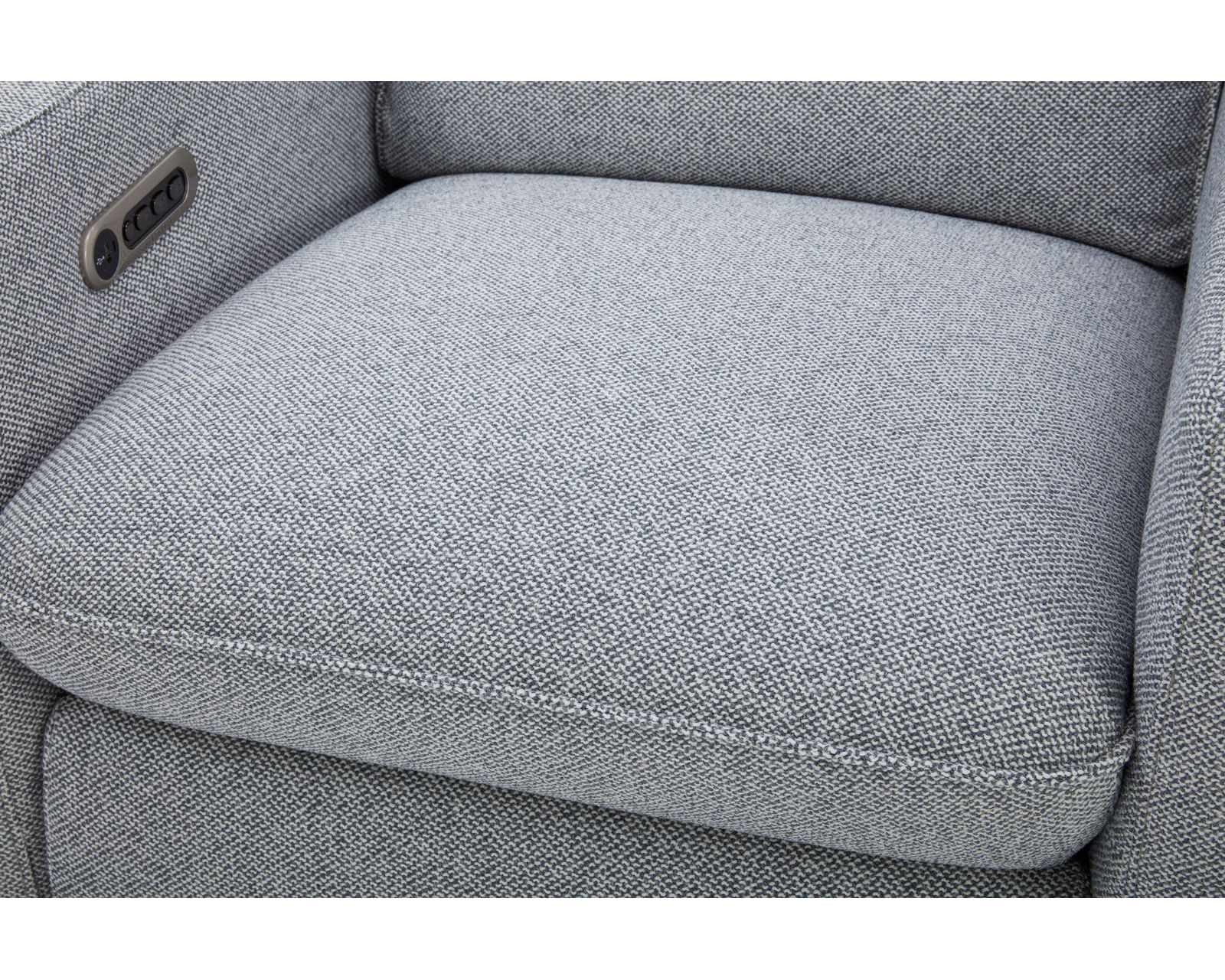 Ava 1685 Triple Power 87" Reclining Sofa (2 colors) in stock - Includes Cloud Lux Cushions - A Down Feather Alternative