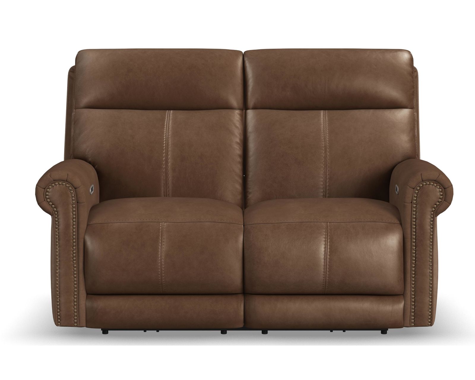 Alexander 1645 Triple Power Reclining Console Loveseat 706-03 (76") 2 colors - in stock - Alexander Triple Power Reclining Loveseat