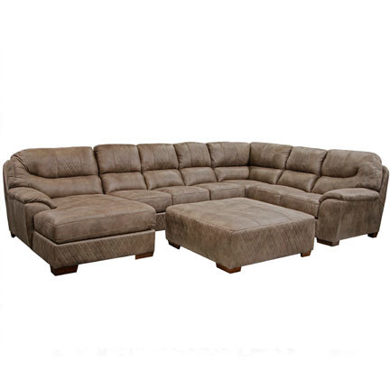 Layout K: Four Piece Sectional (With Ottoman) 69" x 160" x 102"