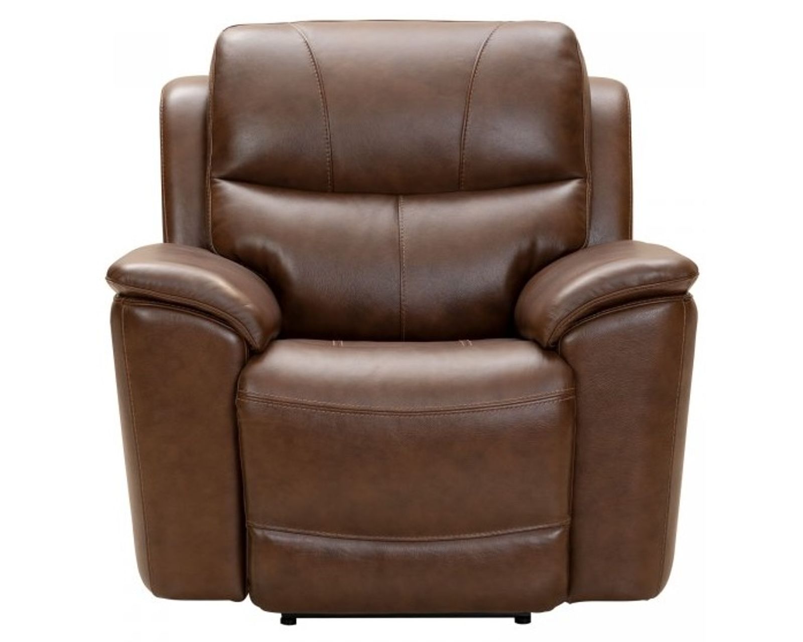 Kaden 88" Leather Power Headrest - Power Lumbar Power Reclining Sofa (Taupe) In stock - Also available in leather color Brown