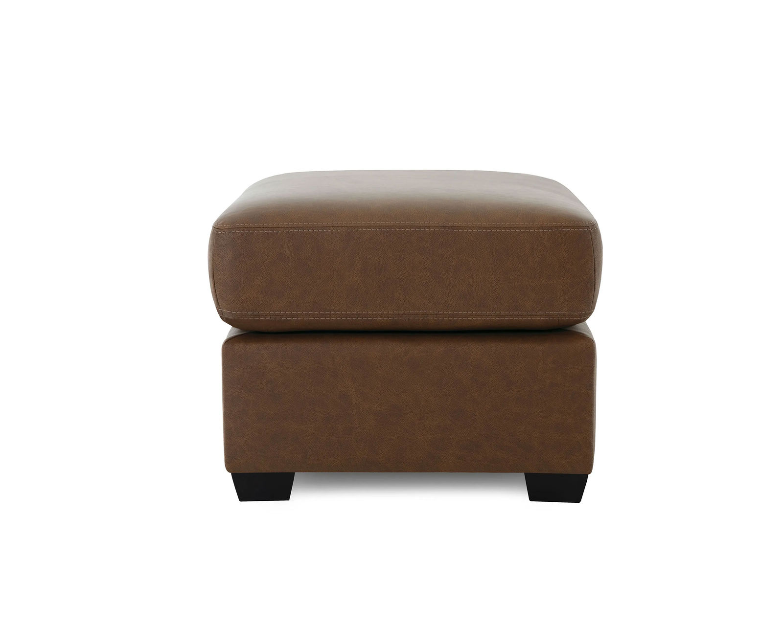 Leeds 77328 Sofa (90") +100 leathers - Leeds Square Ottoman 23" x 23"